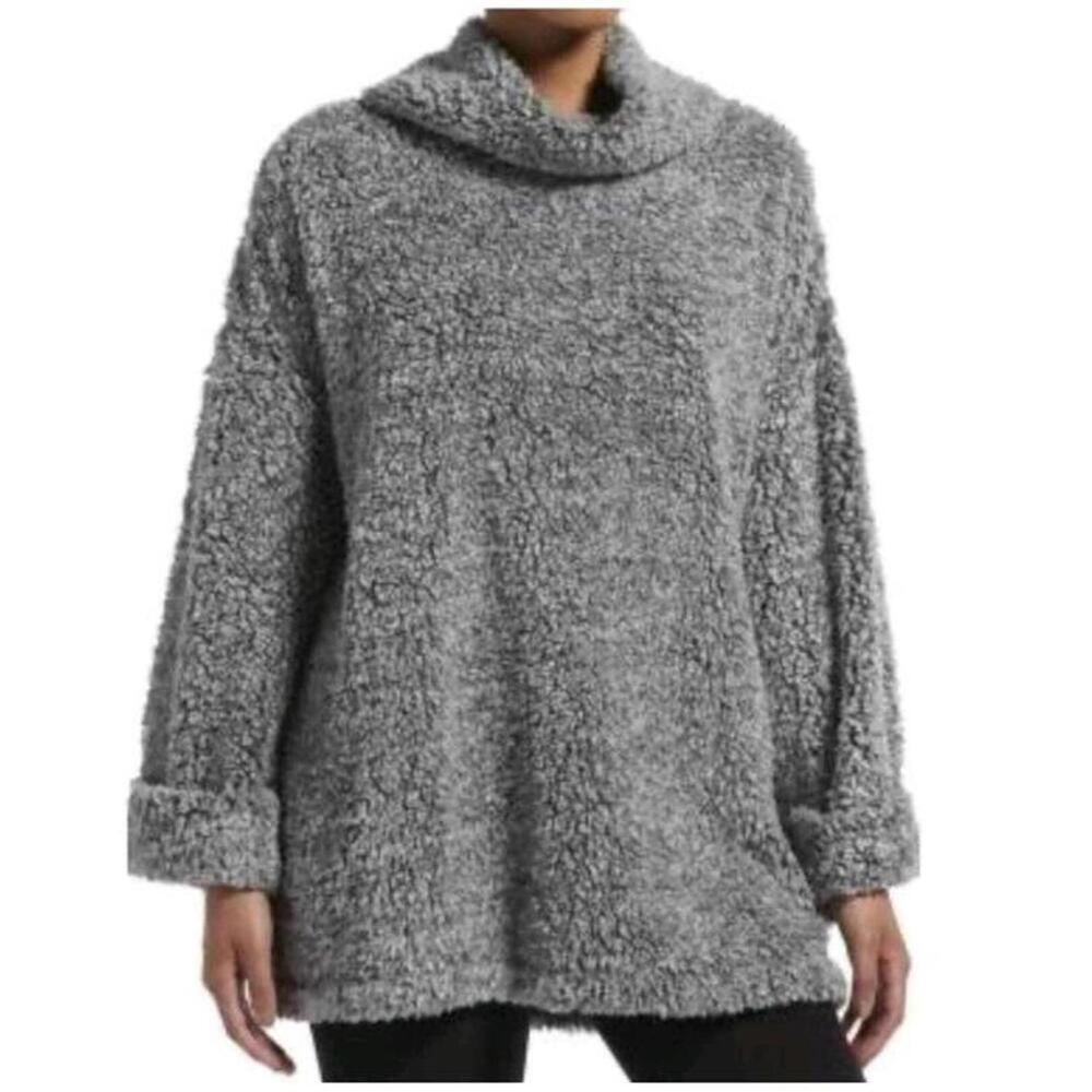 Kendall + Kylie Grey Cowl Neck Sweater  Size L